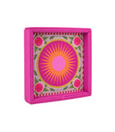 Solea Rosa Pembe Deri Tepsi