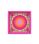 Solea Rosa Pembe Deri Tepsi