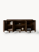 Soley Koyu Kahverengi Lake Meşe Dressoir 160 cm