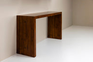 Soley Minimalist Konsol Masası Ceviz Ahşap Dresuar-Dresuar-Innature Home-NowShopFun