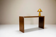 Soley Minimalist Konsol Masası Ceviz Ahşap Dresuar-Dresuar-Innature Home-NowShopFun