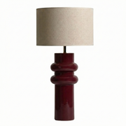 Sorrento Ahşap Abajur Bordo-Abajur-Pinot Interior-NowShopFun