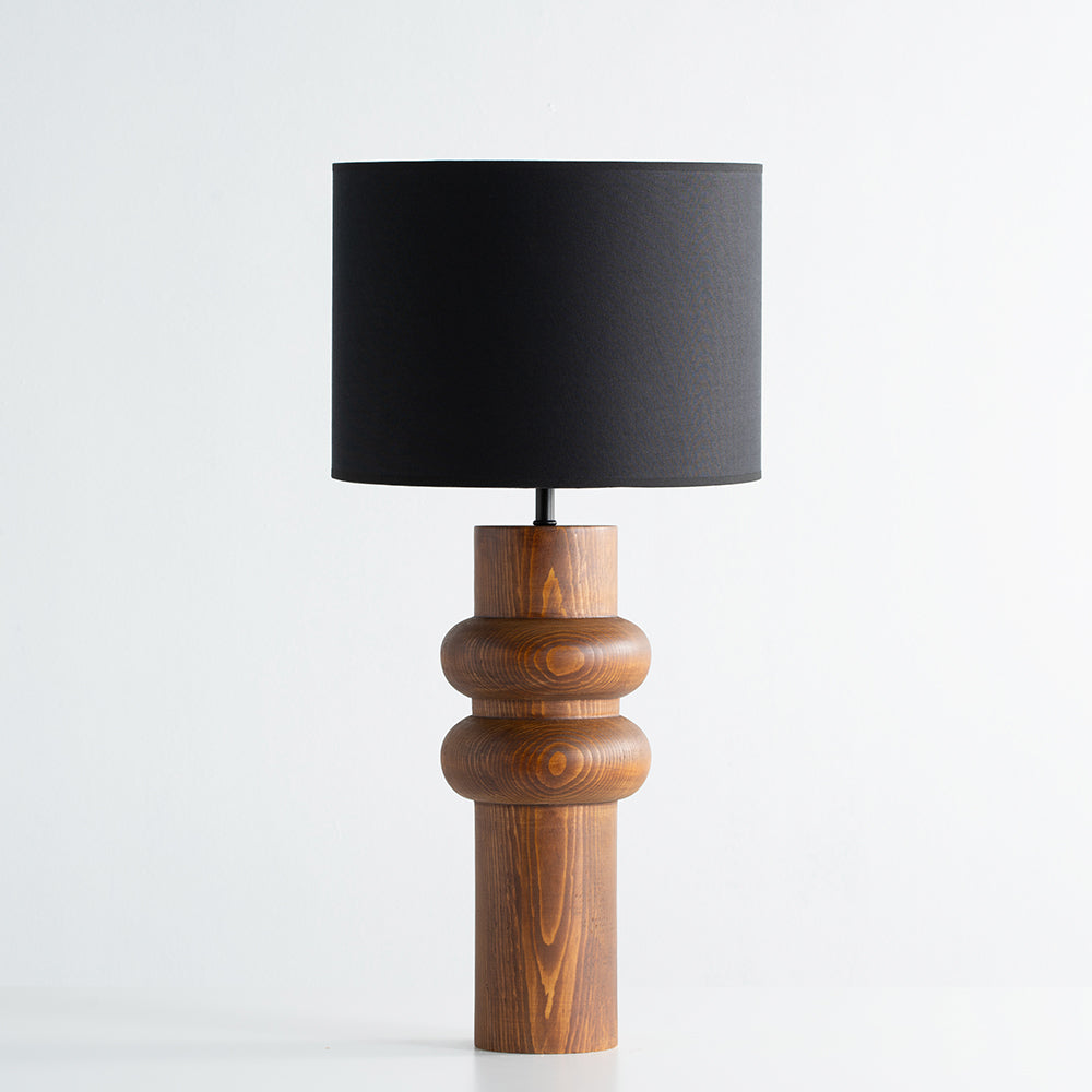 Sorrento Ahşap Abajur Ceviz-Abajur-Pinot Interior-NowShopFun