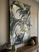 Soyut - 2 El Yapımı Akrilik Tablo-Tablo-Cansu Çelikkol Art-NowShopFun