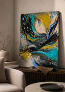 Soyut - 5 El Yapımı Akrilik Tablo-Tablo-Cansu Çelikkol Art-NowShopFun