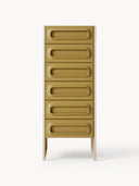 Space 6 Çekmeceli Modern Dressoir, 113 cm Yükseklik, MDF