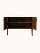 Space Modern Tasarım Konsol, Minimalist Koyu Kahve MDF