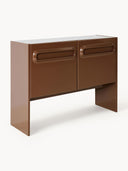 Space Modern Tasarım Konsol, Minimalist Koyu Kahve MDF