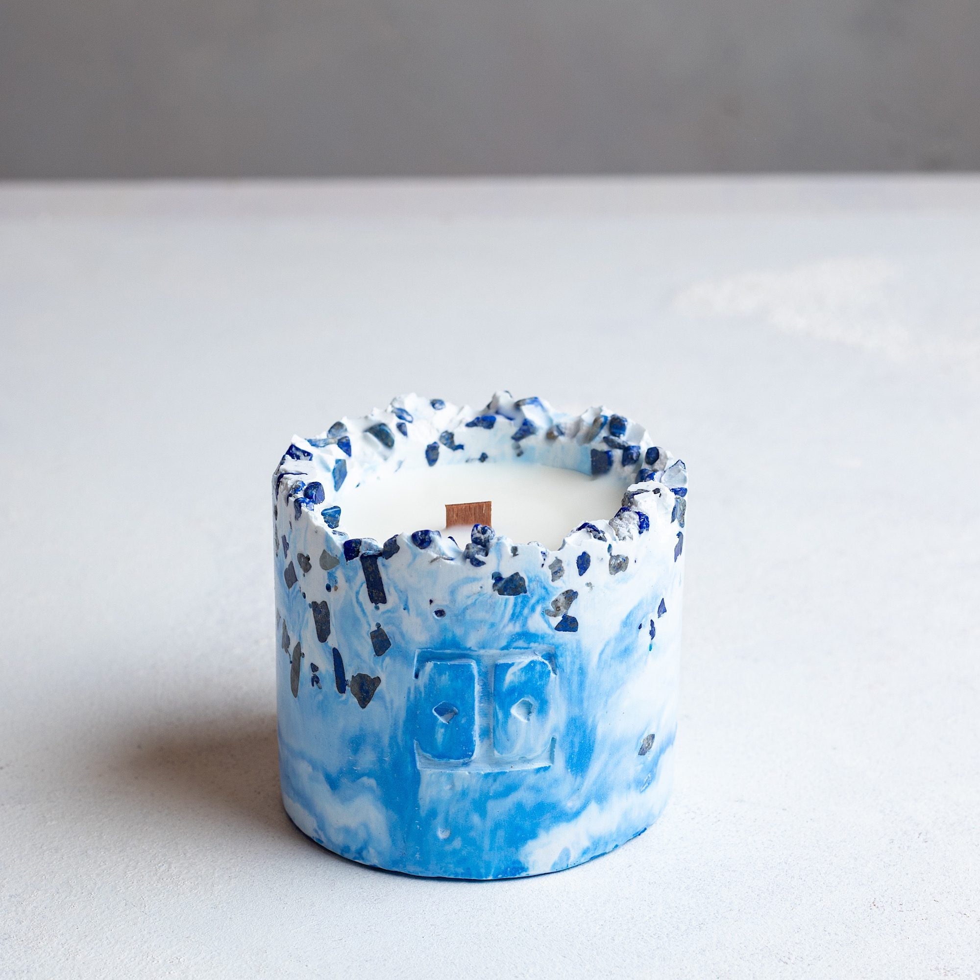 Spicy Blue Taşlı - Mum Seti