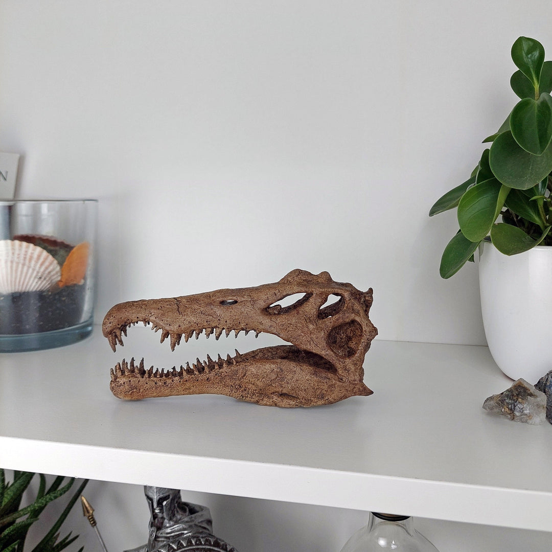 Spinosaurus Mini Seramik Heykel-Heykel-The Fossil Art-NowShopFun