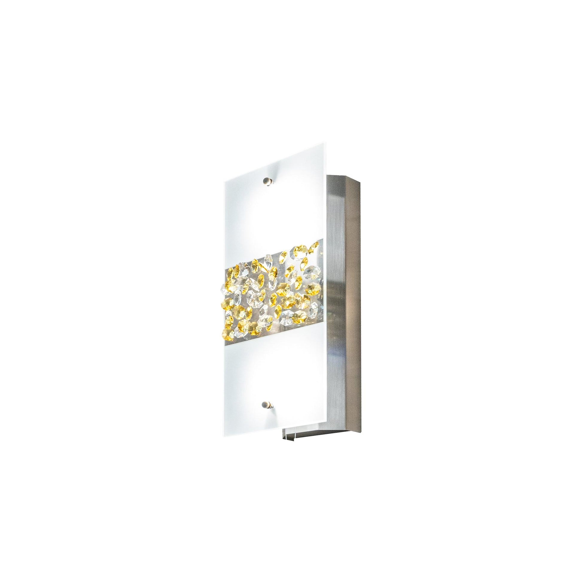 Splendid 1l Apli̇K Topaz-Firçalanmiş Paslanmaz Metal 12.7x9.5xh28.6 Cm G4 2x35w