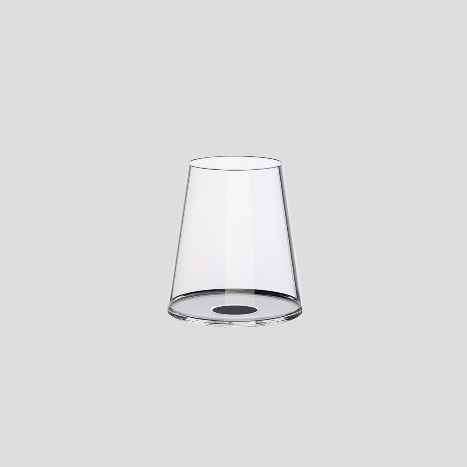 Split Glass - Kırmızı Şarap Bardağı - Siyah