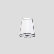 Split Glass - Kırmızı Şarap Bardağı - Siyah