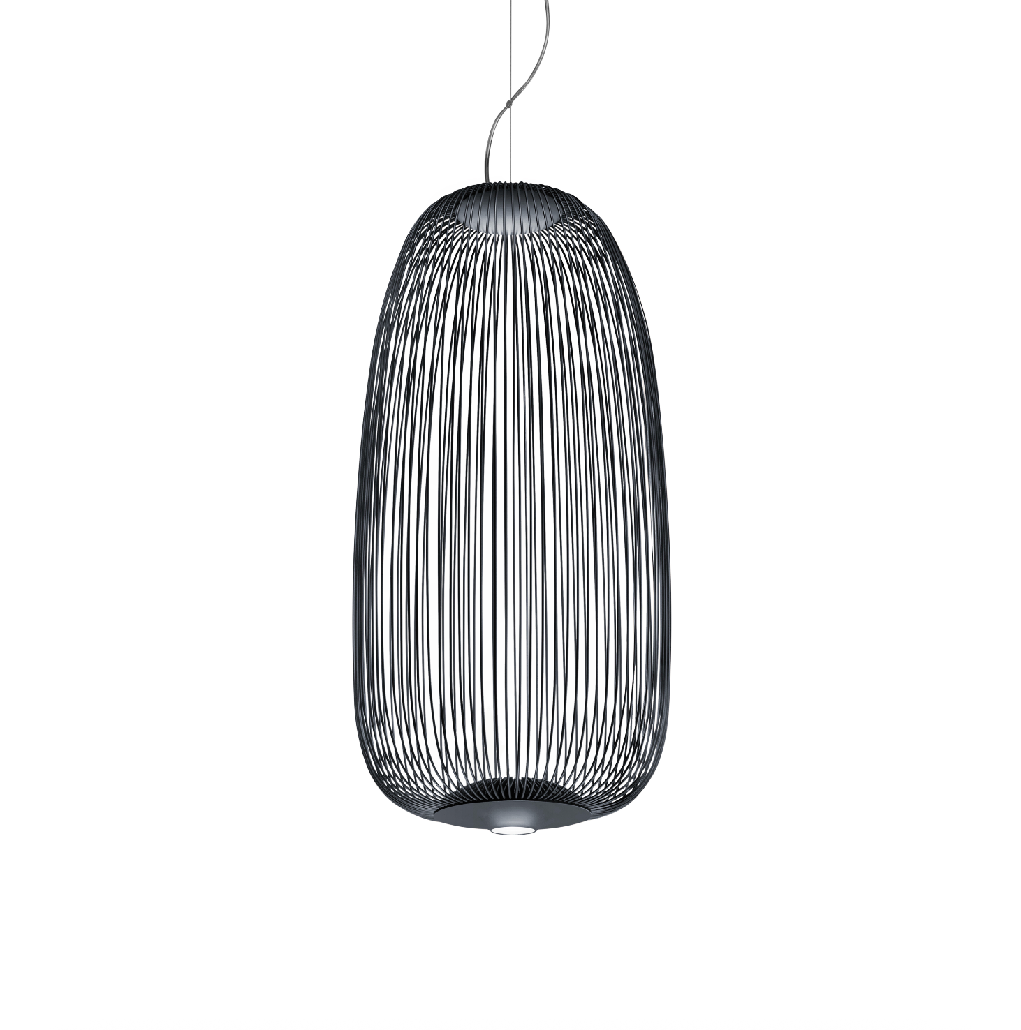 Spokes 1 Led Ambient Antrasit Sarkıt Aydınlatma-Sarkıt Aydınlatma-Sihir-Foscarini-NowShopFun