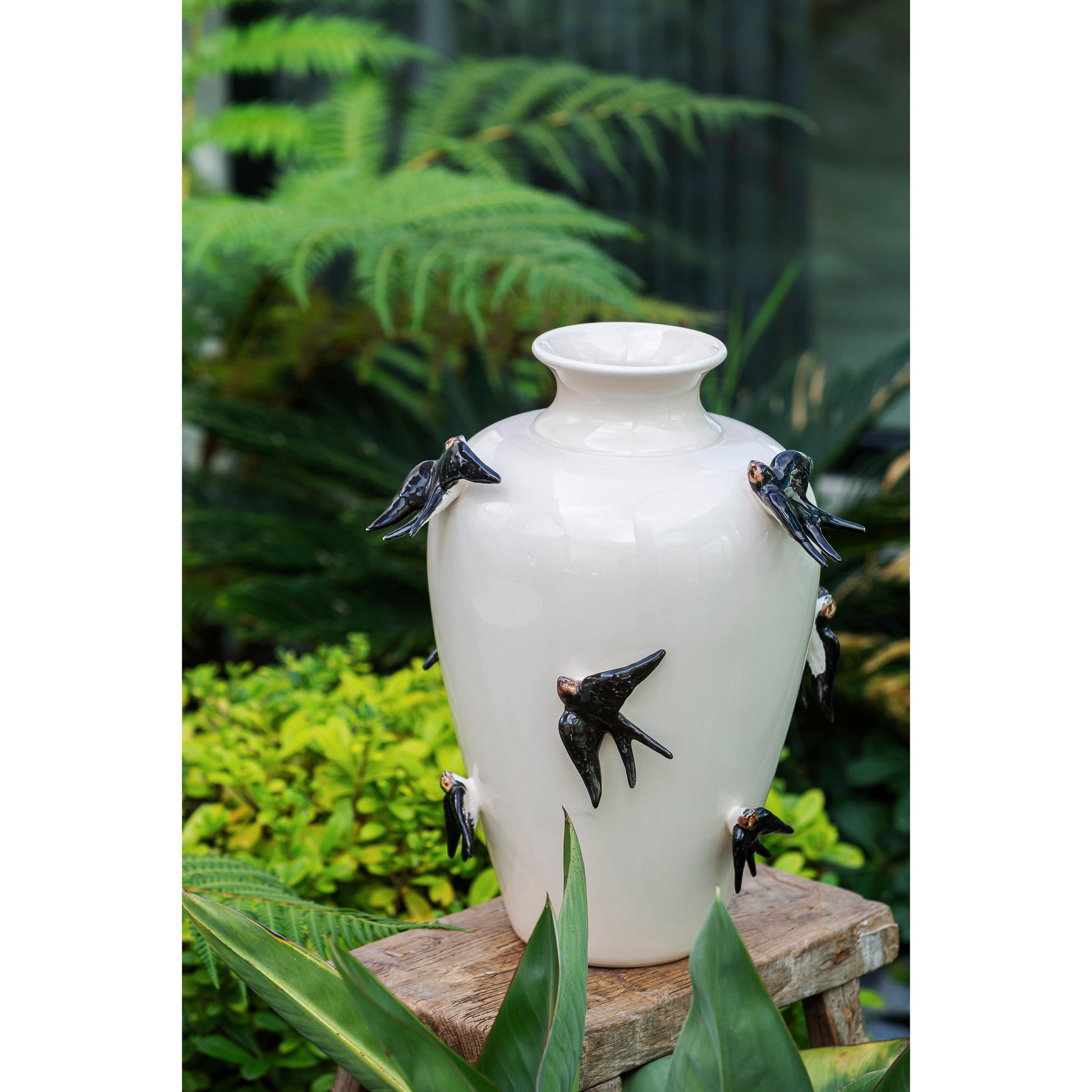 Spring Büyük Kırlangıçlı Vazo-Vazo-Bordallo Pinheiro-NowShopFun