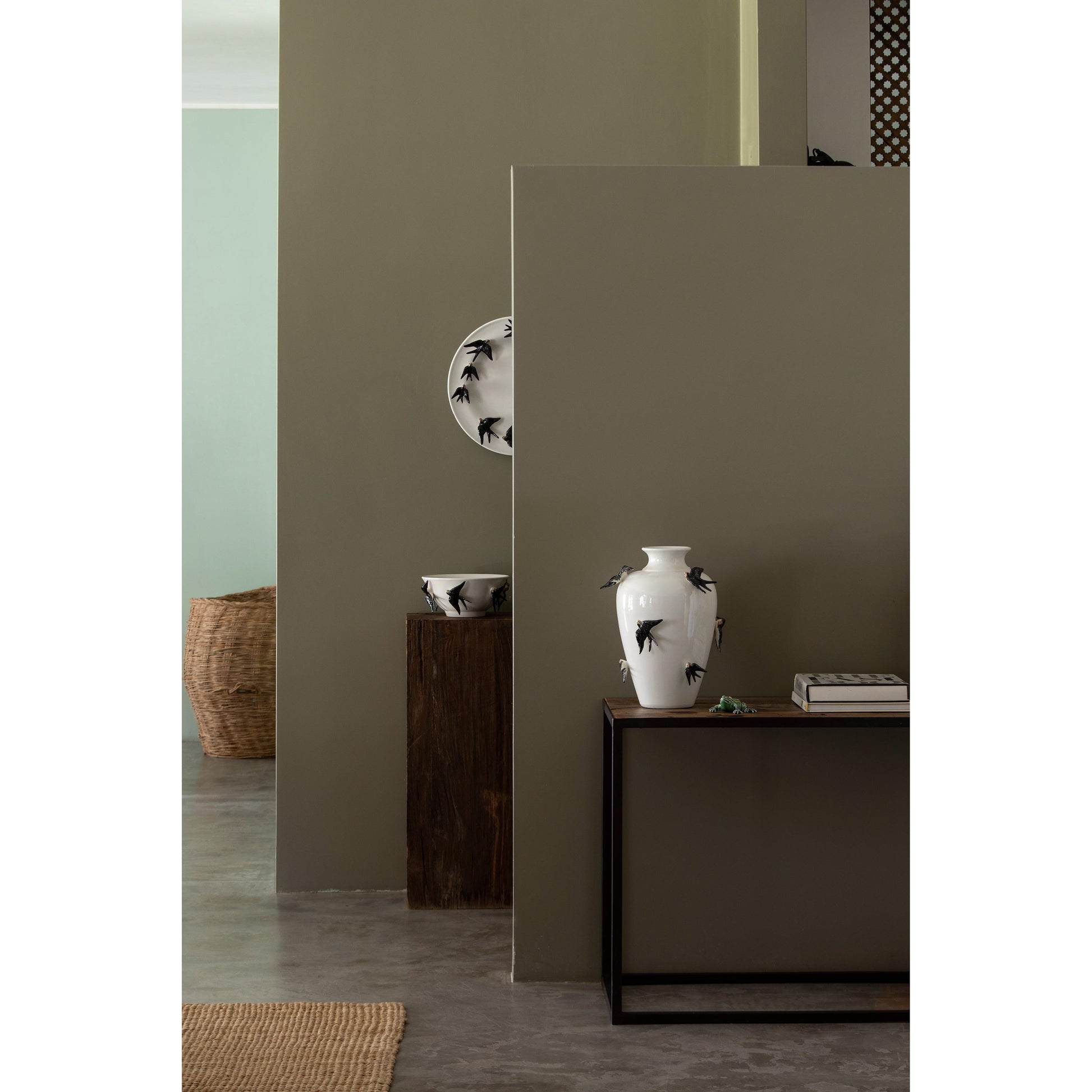 Spring Büyük Kırlangıçlı Vazo-Vazo-Bordallo Pinheiro-NowShopFun