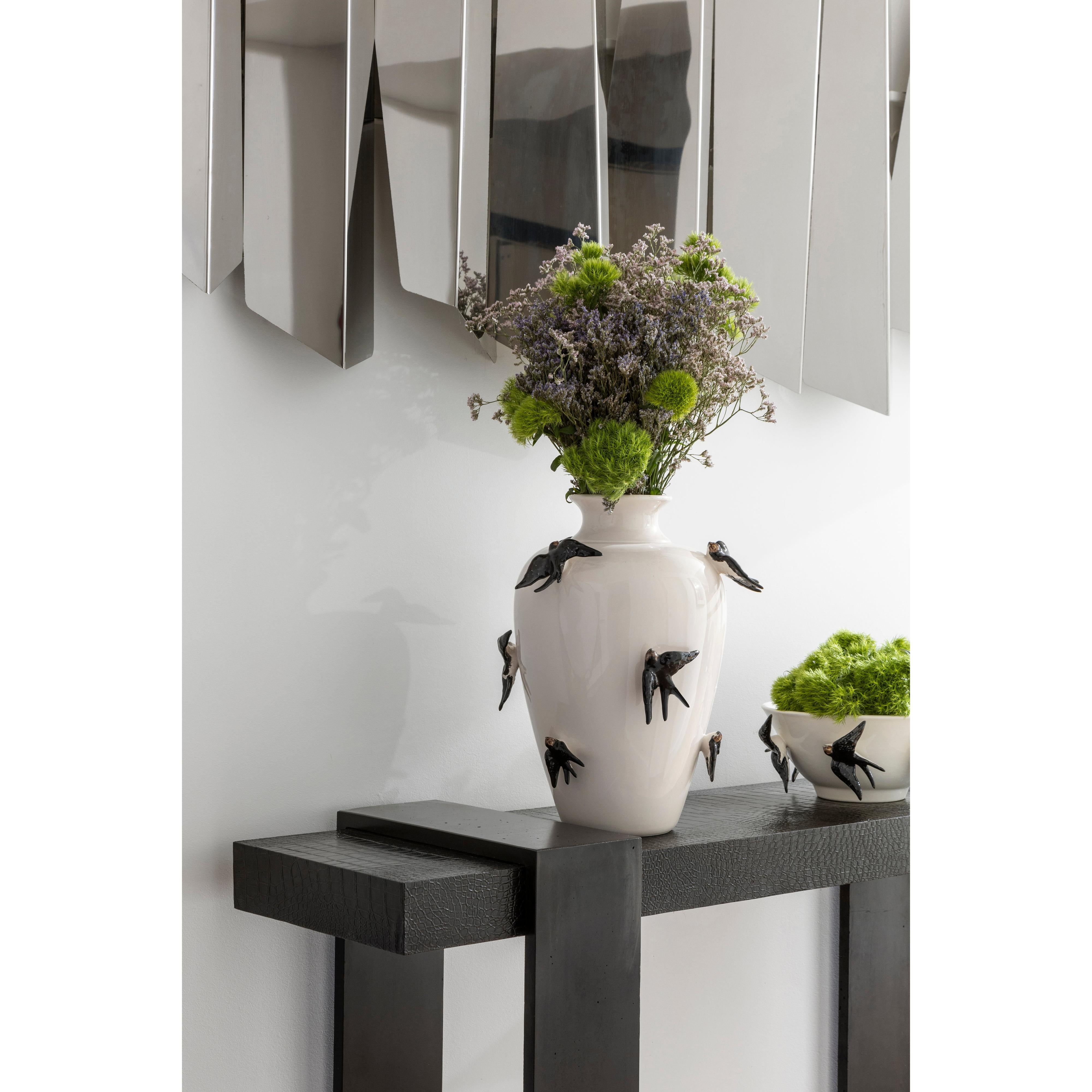 Spring Büyük Kırlangıçlı Vazo-Vazo-Bordallo Pinheiro-NowShopFun