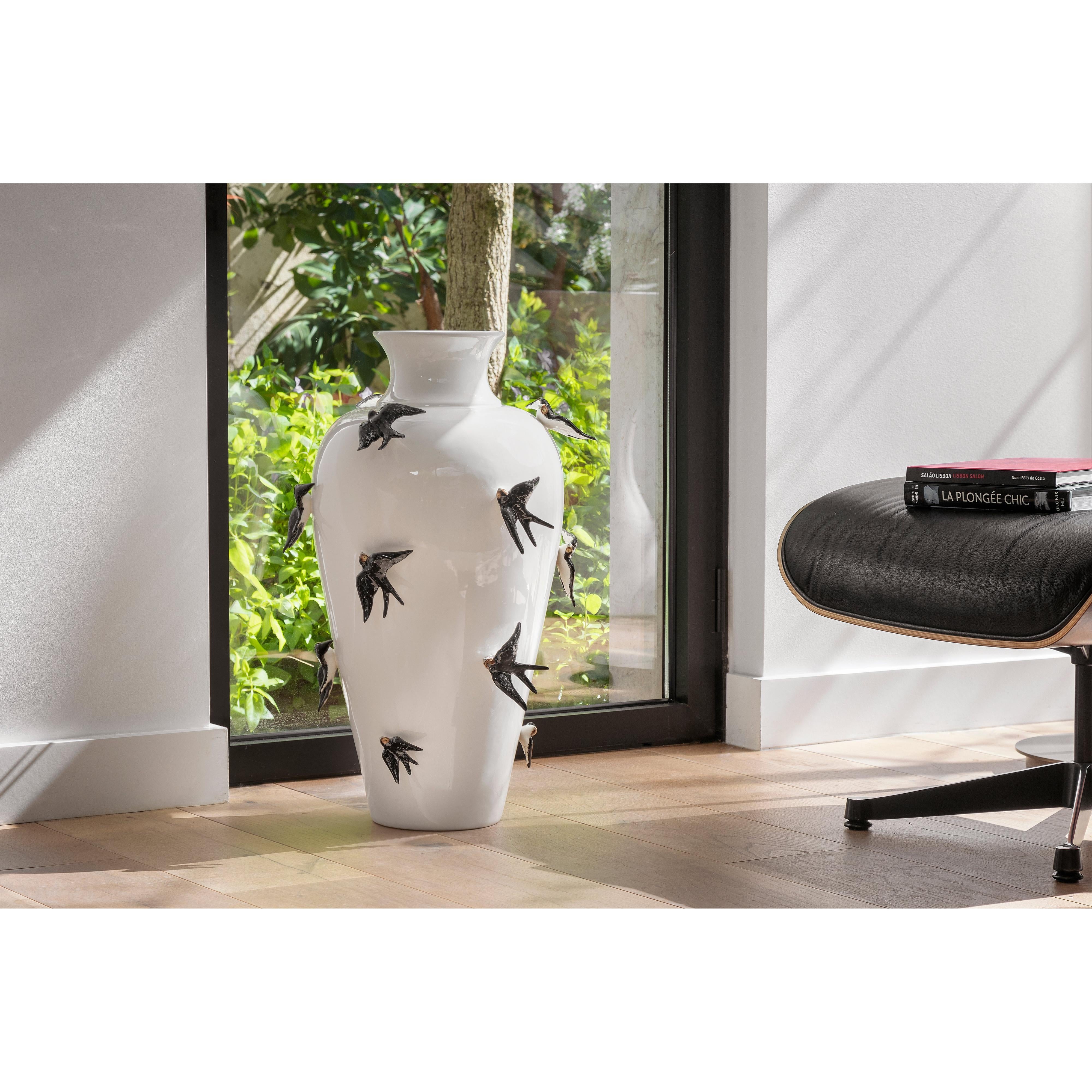 Spring Maxi Kırlangıçlı Vazo-Vazo-Bordallo Pinheiro-NowShopFun