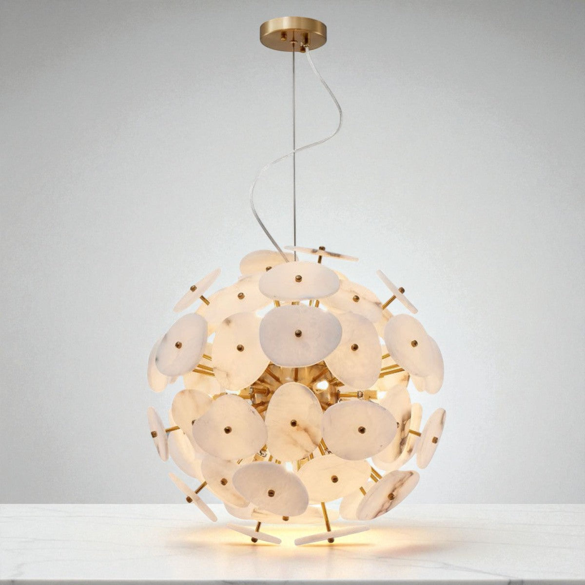 Sput Mermer Sarkıt Avize