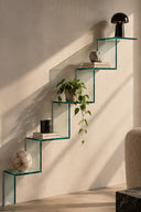 Stairform Şeffaf Cam Duvar Rafı