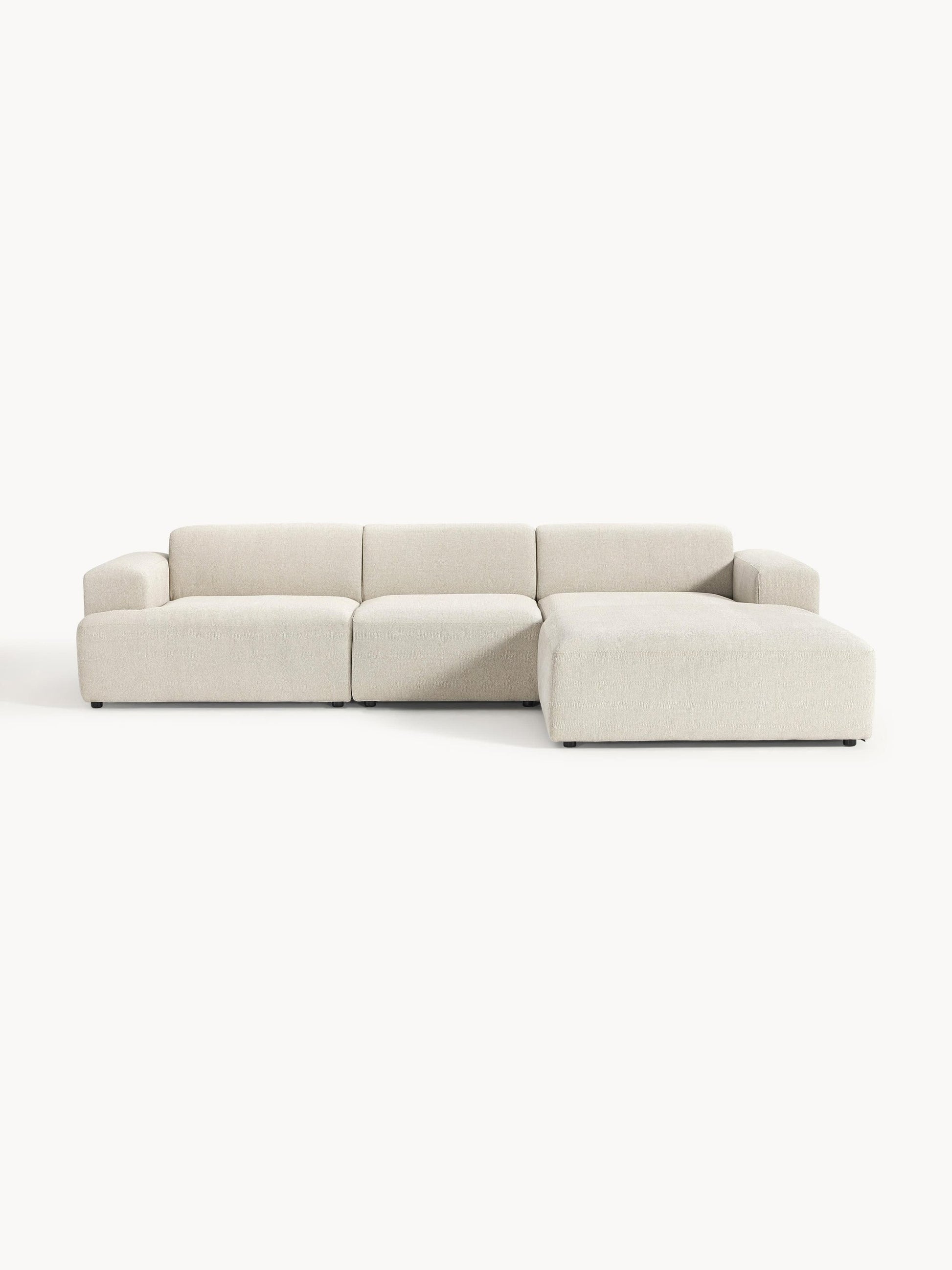 Stella Modüler Köşe Kanepe – Keten Döşemeli 4-5 Kişilik-Köşe Koltuk-Innature Home-Sağ Köşe-Açık Bej-NowShopFun