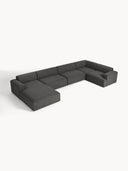 Stella Yumuşak Oturumlu Modüler Köşe Kanepe keten, 5-6 Kişilik-Köşe Koltuk-Innature Home-Keten - Açık Bej-Sağ-NowShopFun