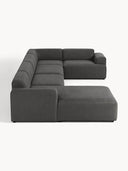 Stella Yumuşak Oturumlu Modüler Köşe Kanepe keten, 5-6 Kişilik-Köşe Koltuk-Innature Home-Keten - Açık Bej-Sağ-NowShopFun