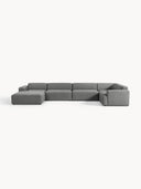 Stella Yumuşak Oturumlu Modüler Köşe Kanepe keten, 5-6 Kişilik-Köşe Koltuk-Innature Home-Keten - Açık Bej-Sağ-NowShopFun