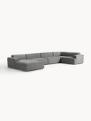 Stella Yumuşak Oturumlu Modüler Köşe Kanepe keten, 5-6 Kişilik-Köşe Koltuk-Innature Home-Keten - Açık Bej-Sağ-NowShopFun
