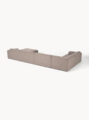 Stella Yumuşak Oturumlu Modüler Köşe Kanepe keten, 5-6 Kişilik-Köşe Koltuk-Innature Home-Keten - Açık Bej-Sağ-NowShopFun