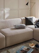 Stella Yumuşak Oturumlu Modüler Köşe Kanepe keten, 5-6 Kişilik-Köşe Koltuk-Innature Home-Keten - Açık Bej-Sağ-NowShopFun