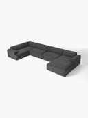 Stella Yumuşak Oturumlu Modüler Köşe Kanepe keten, 5-6 Kişilik-Köşe Koltuk-Innature Home-Keten - Açık Bej-Sağ-NowShopFun