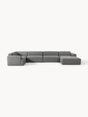 Stella Yumuşak Oturumlu Modüler Köşe Kanepe keten, 5-6 Kişilik-Köşe Koltuk-Innature Home-Keten - Açık Bej-Sağ-NowShopFun