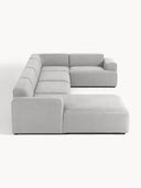 Stella Yumuşak Oturumlu Modüler Köşe Kanepe keten, 5-6 Kişilik-Köşe Koltuk-Innature Home-Keten - Açık Bej-Sağ-NowShopFun