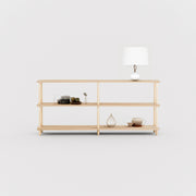 Masif Ahşap 3 Raflı Kitaplık