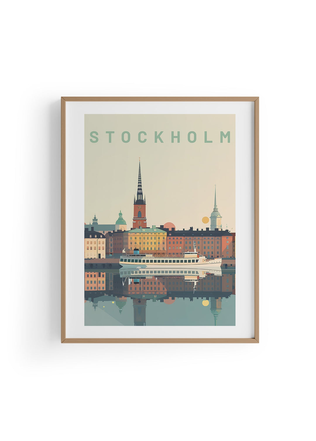 Stokcholm | Şehir Posteri-Tablo-ODA.products-30x40-Ahşap-NowShopFun