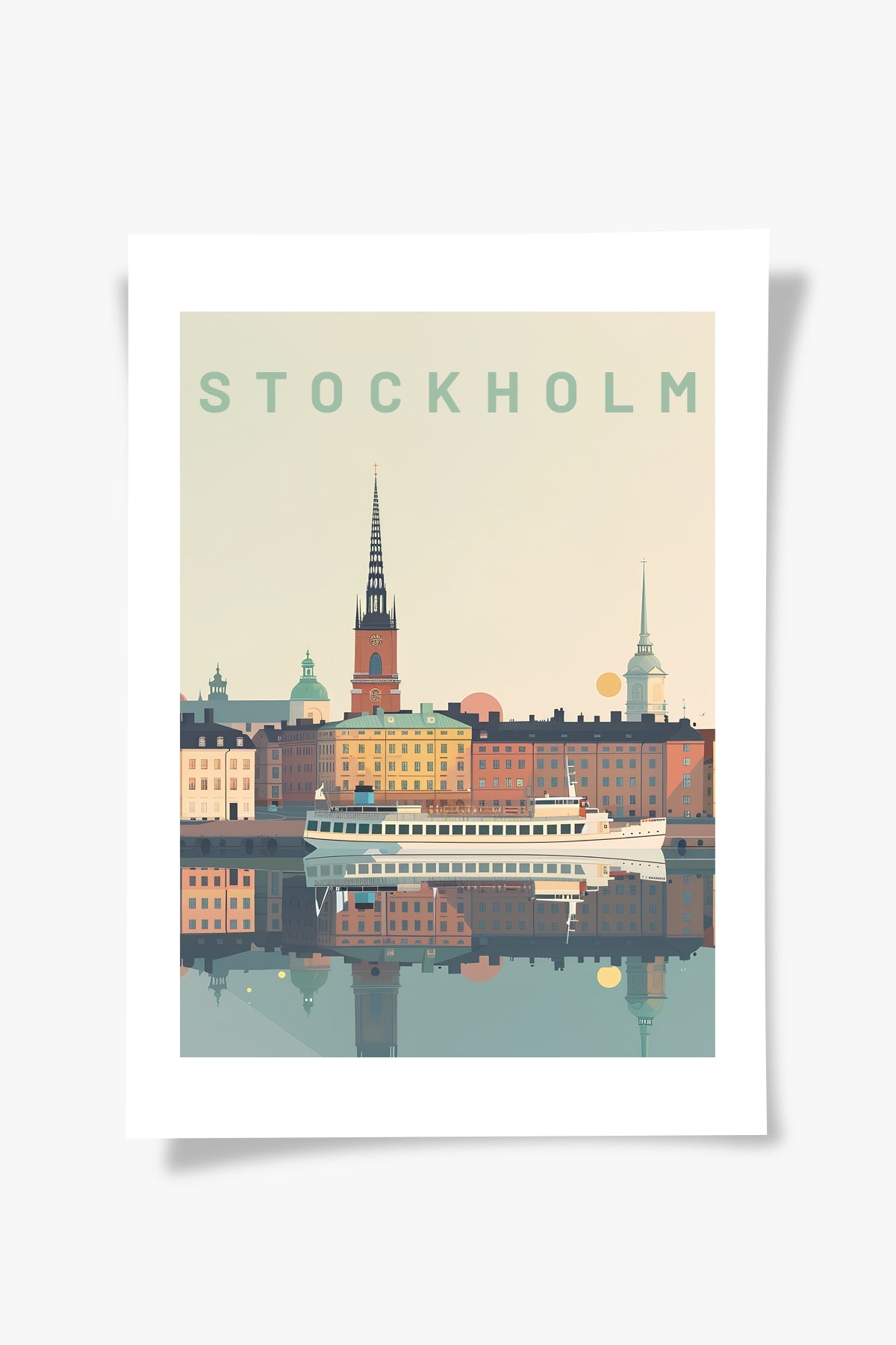 Stokcholm | Şehir Posteri