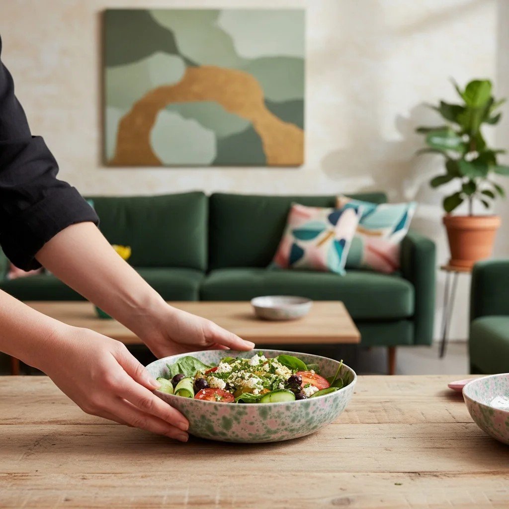 Stoneware Büyük Tabak