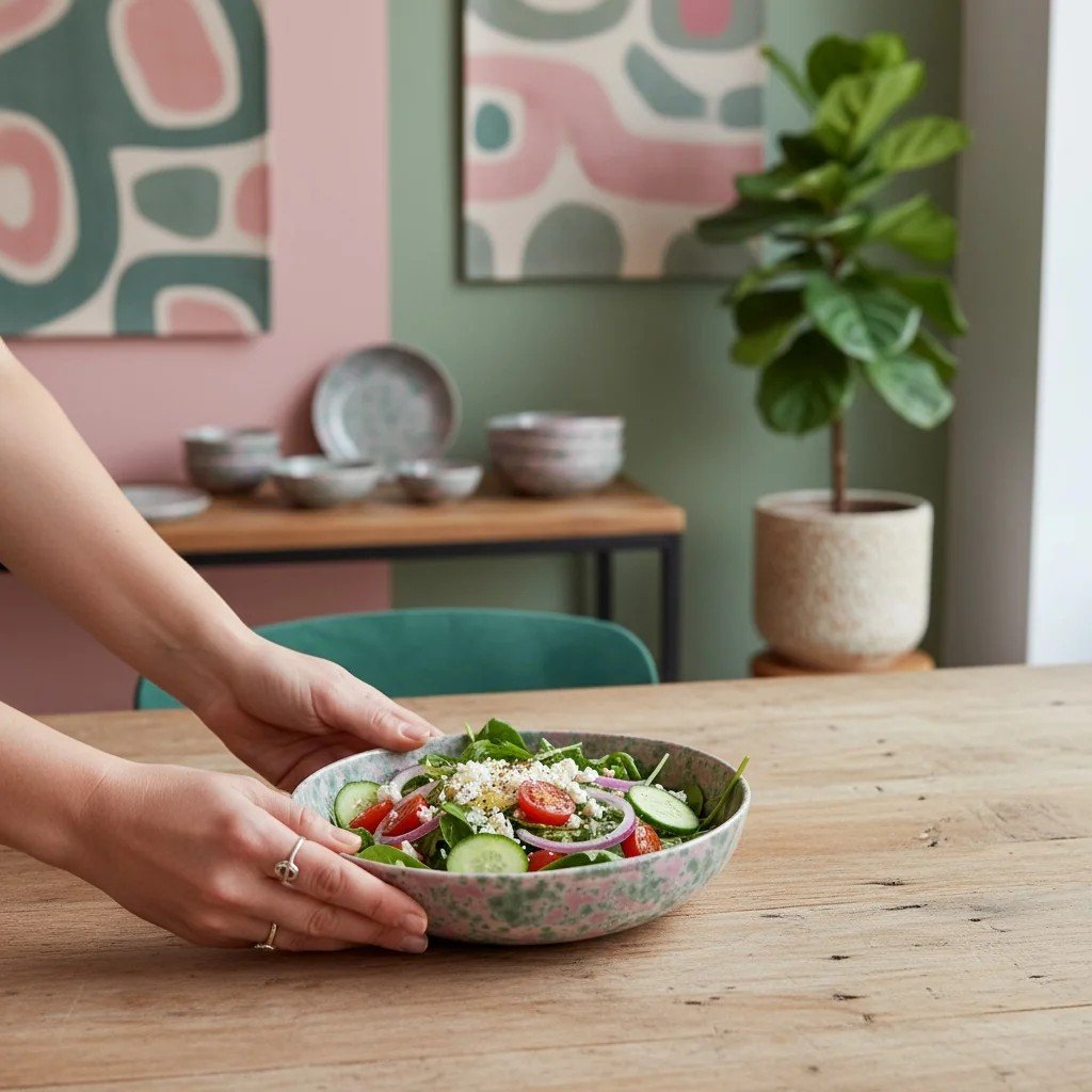 Stoneware Büyük Tabak