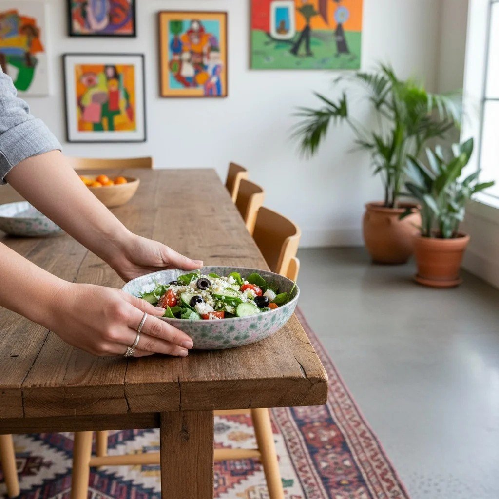 Stoneware Büyük Tabak