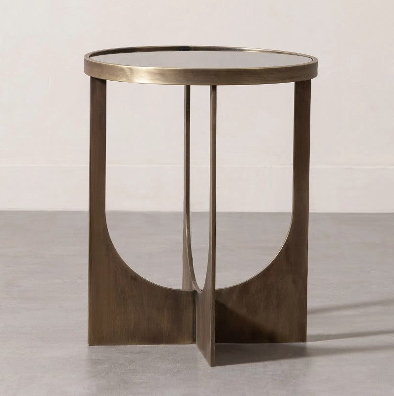 Stool Metal Eskitme Yan Sehpa