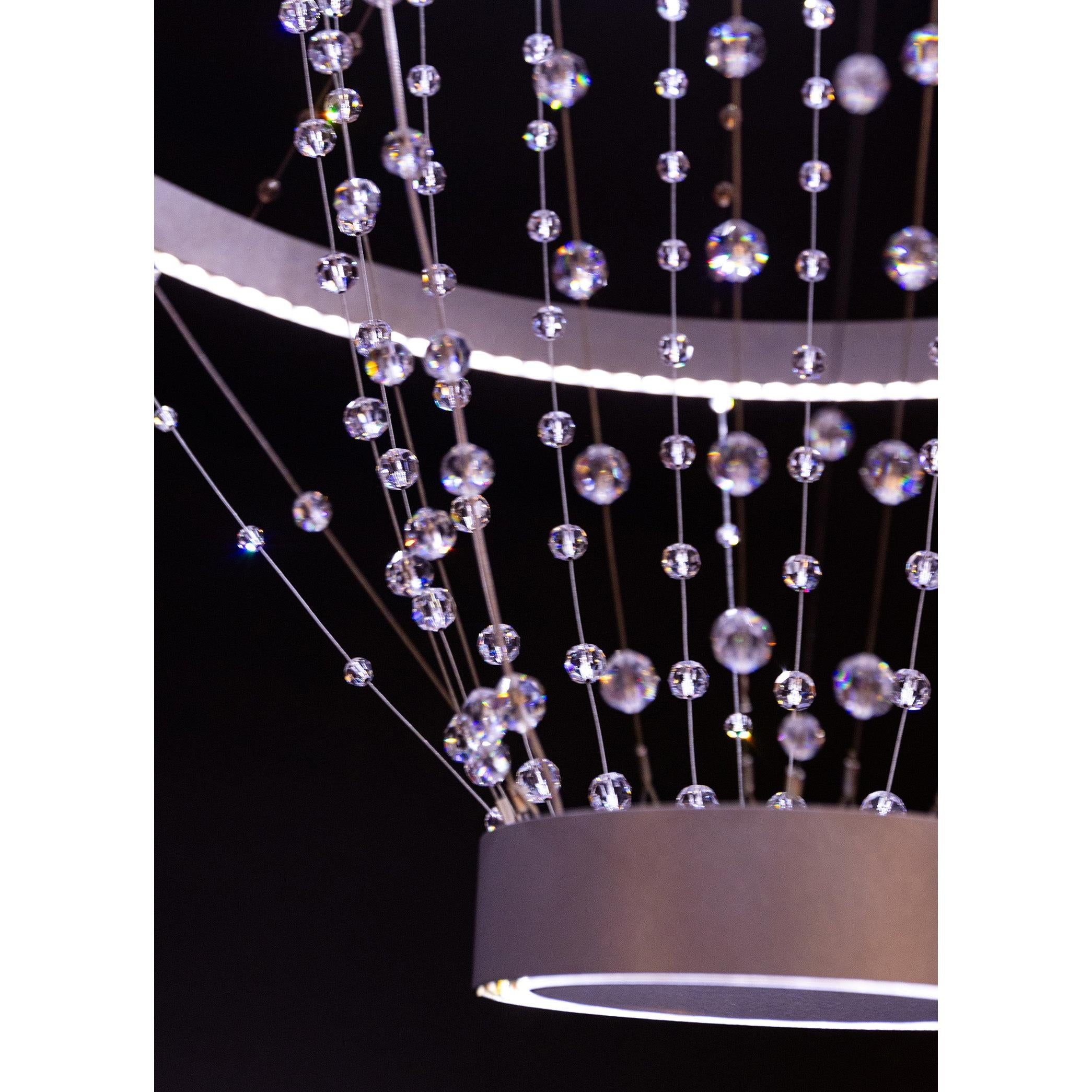 Strandelier European 3l Sarkit Gri̇ Ø67x48 Cm Led 260x0.1w