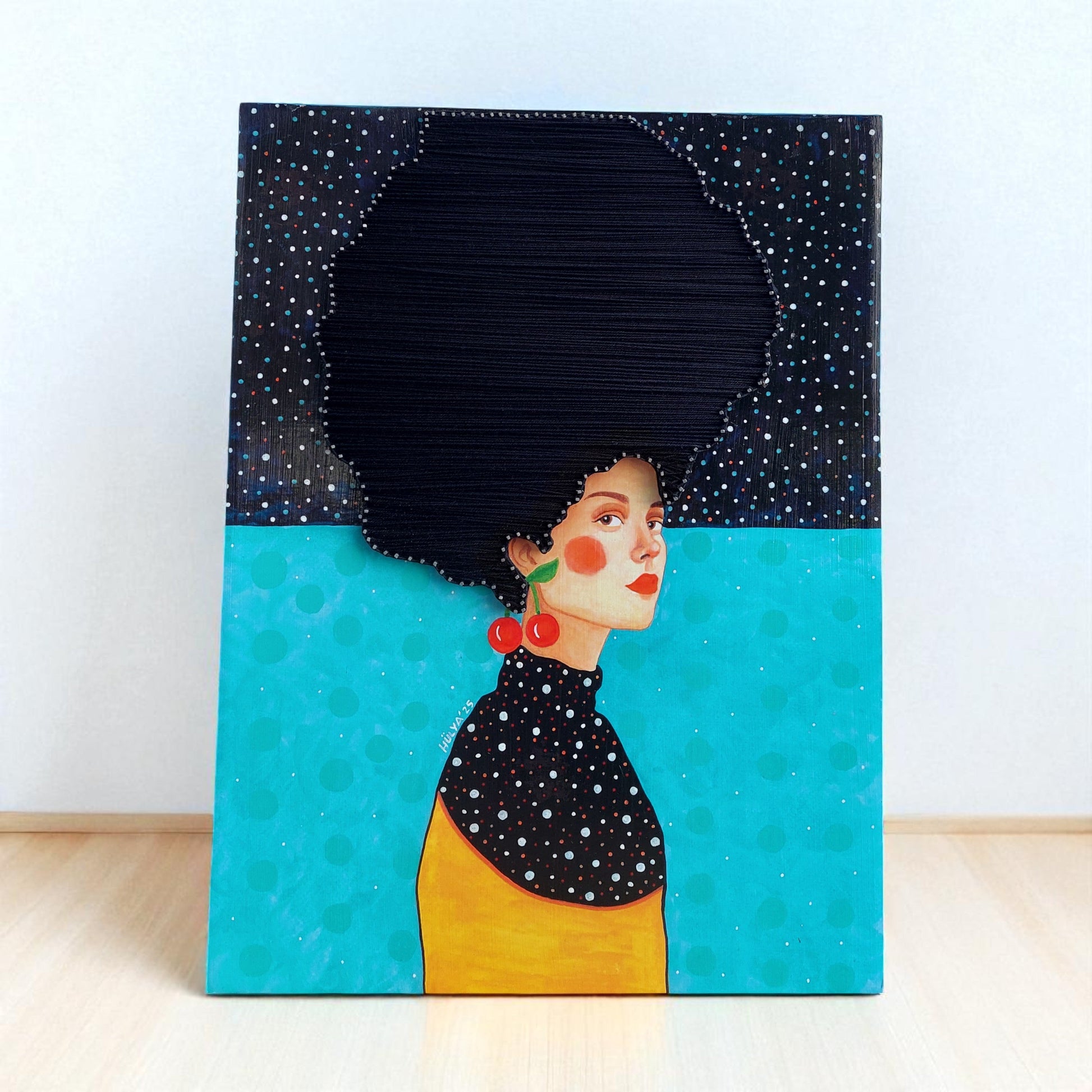 String Art TAblo - And Let Your Lonely Soul Be Filled With a Song