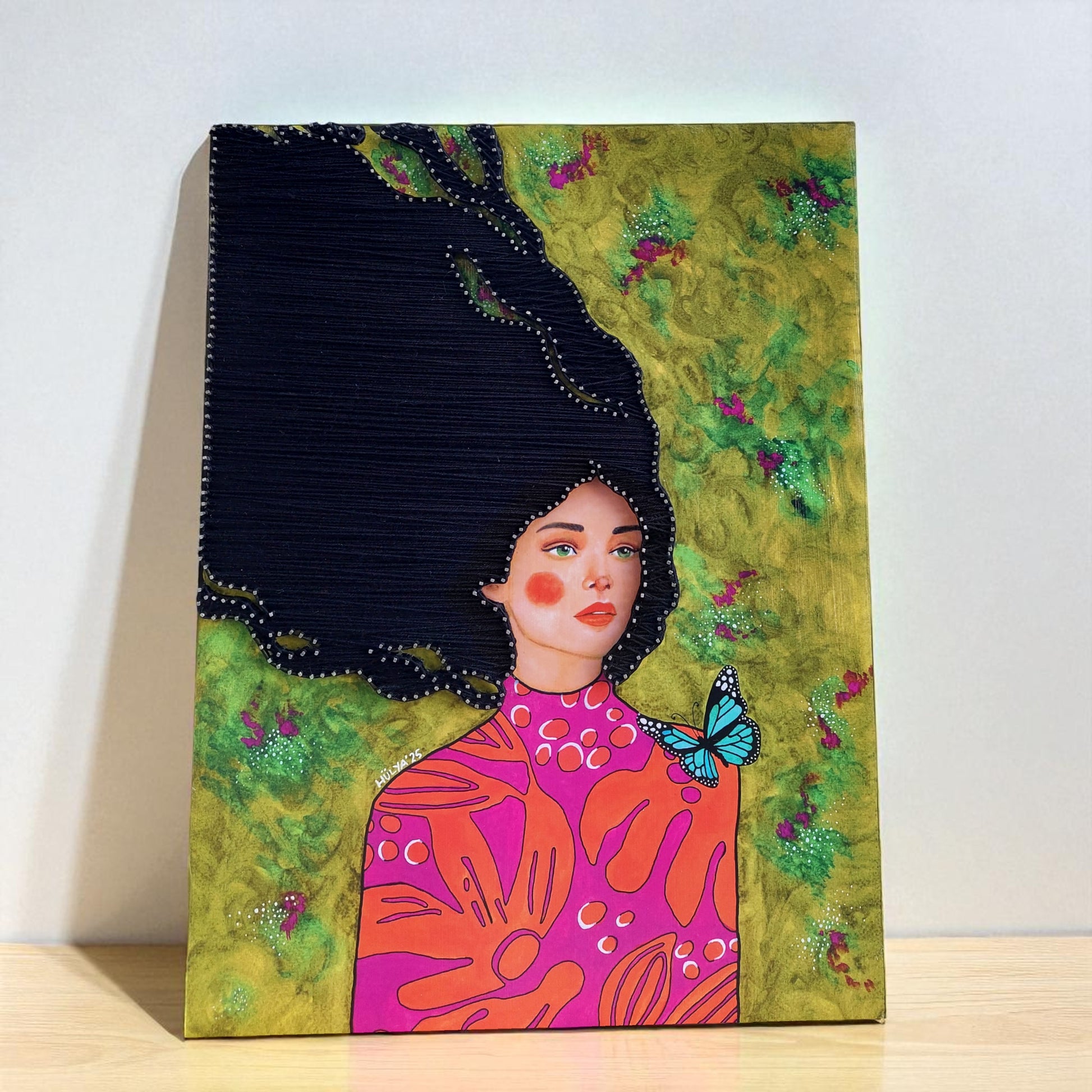 String Art Tablo - But You Want To Lose The Weight Of The Wind