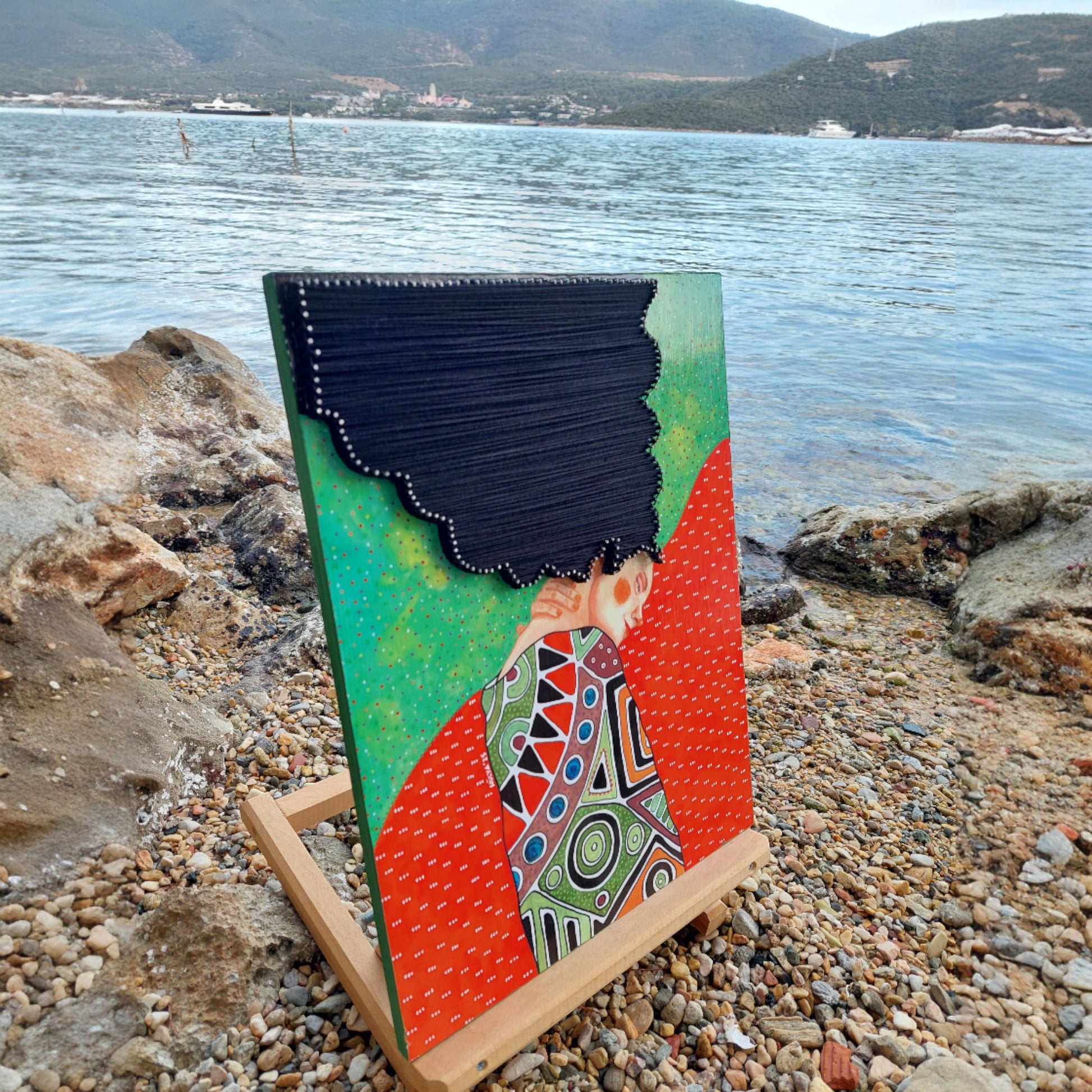 String Art Tablo - Can't Explain The Way It Hurts