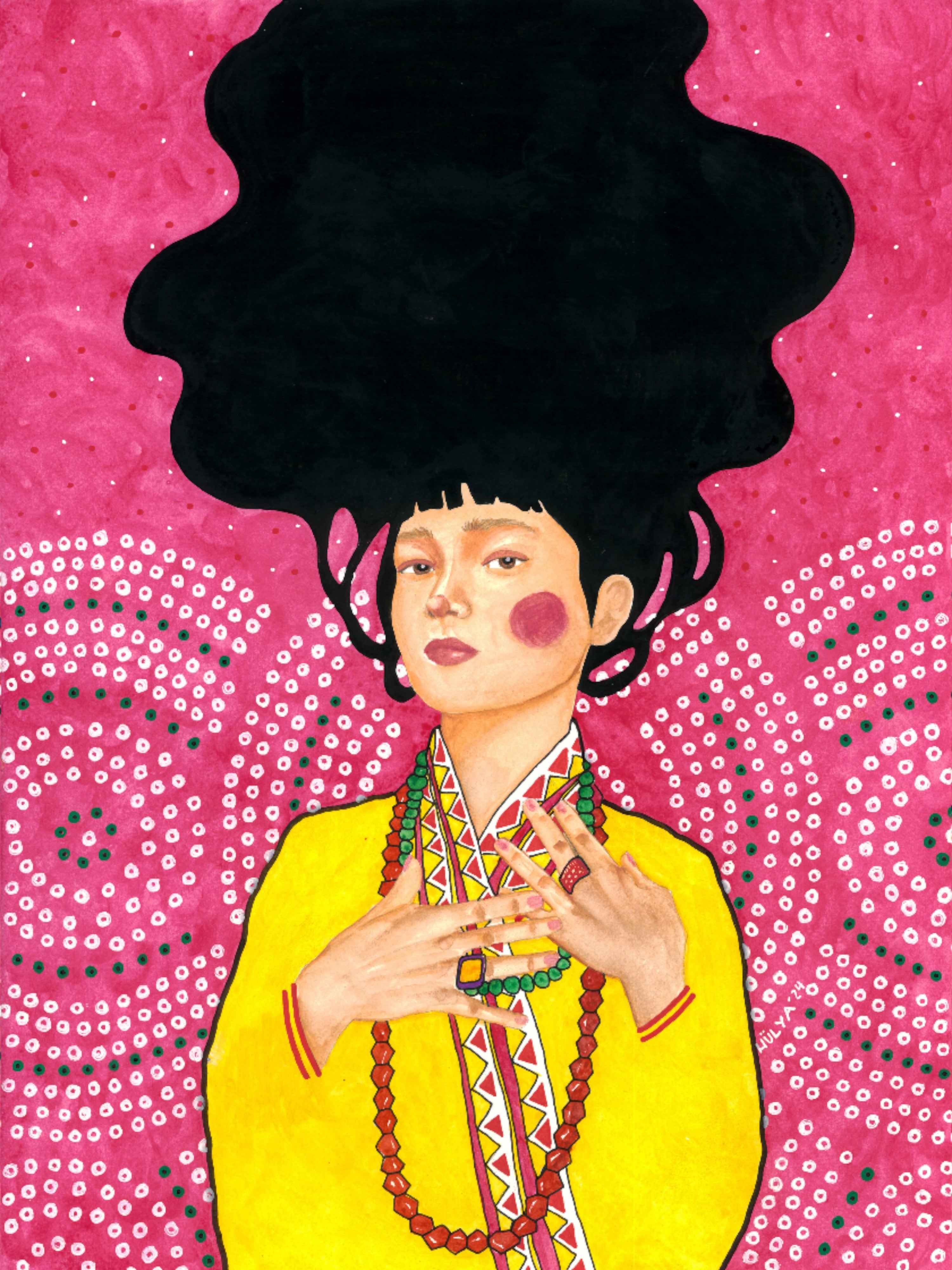 String Art Tablo - Hello, You Mystery