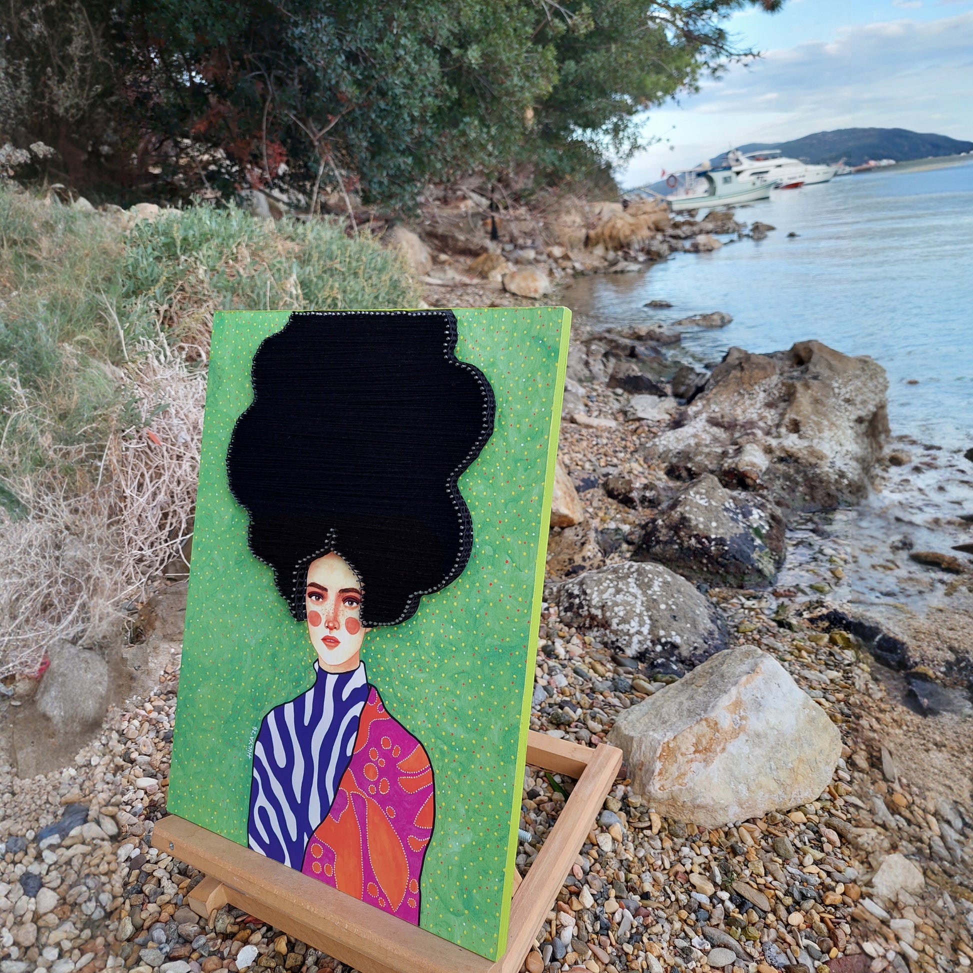 String Art Tablo - Take My Confession