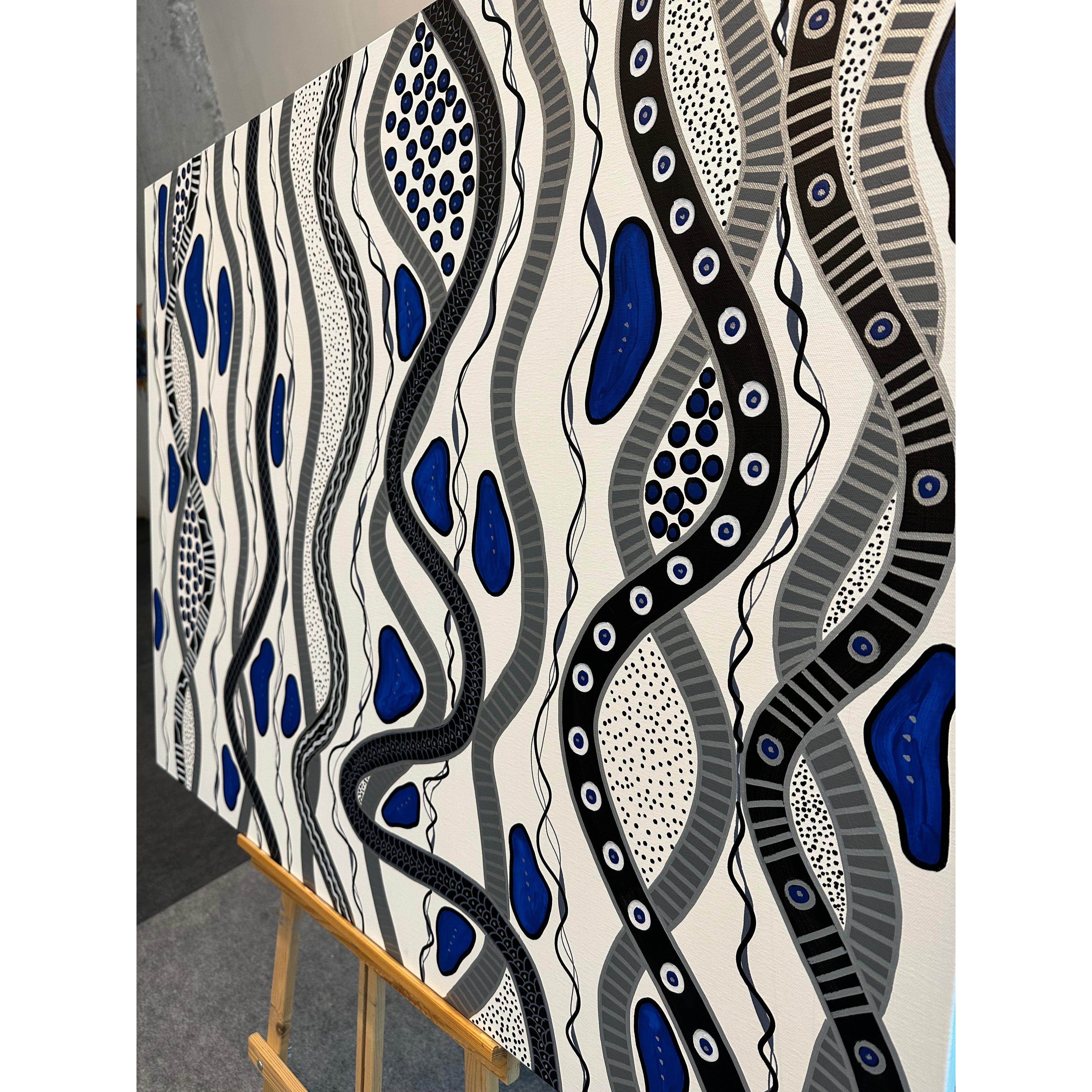 Strings İpler Kansas Üzeri Akrilik Tablo