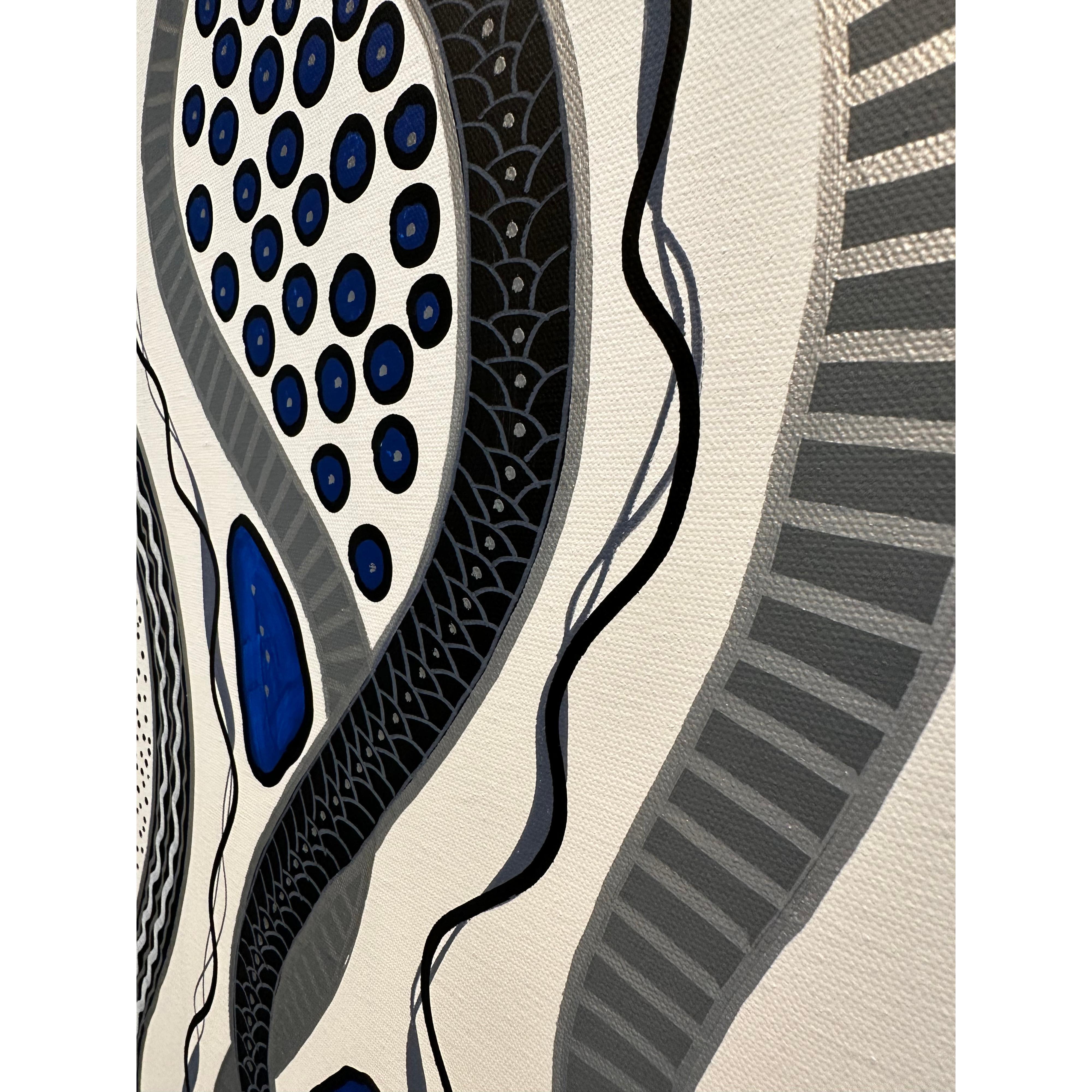 Strings İpler Kansas Üzeri Akrilik Tablo