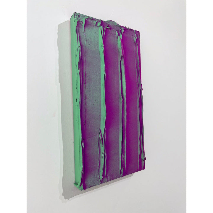 Stroke Series - Green Pink